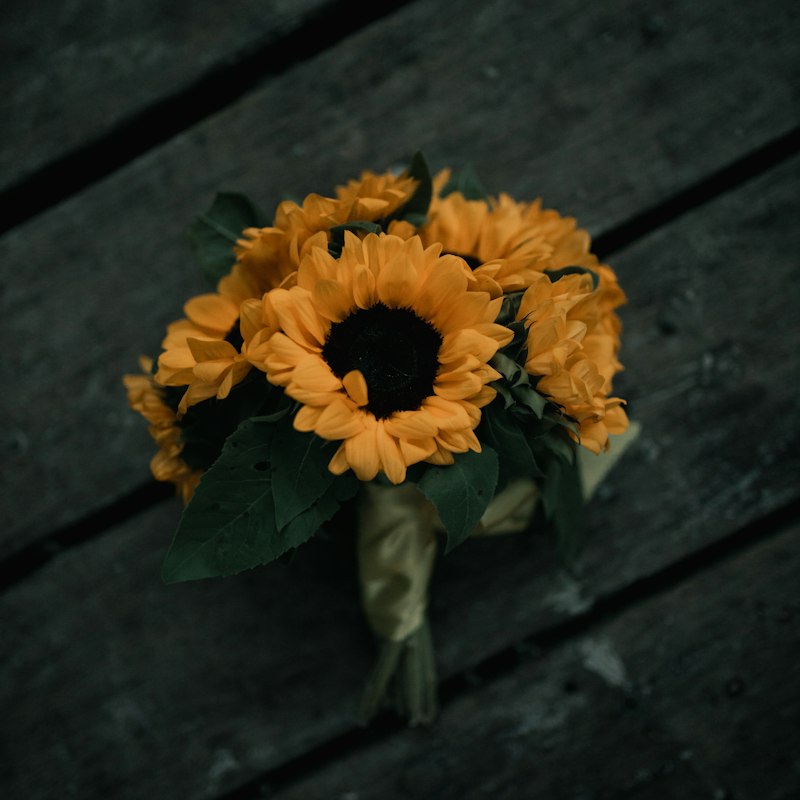 Bouquet de girasoles